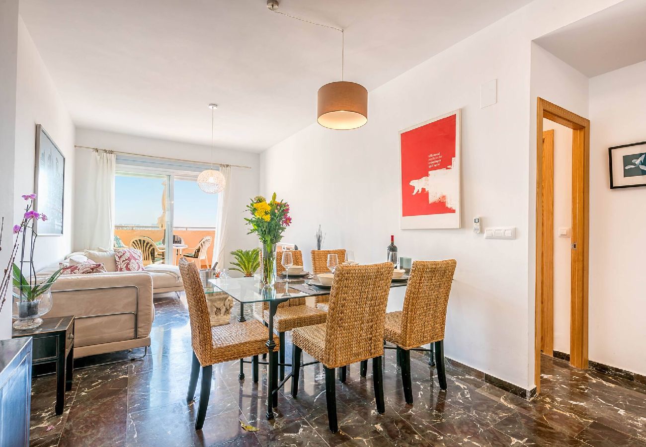 Apartamento en Fuengirola - Penthouse with jacuzzy and amazing view! 