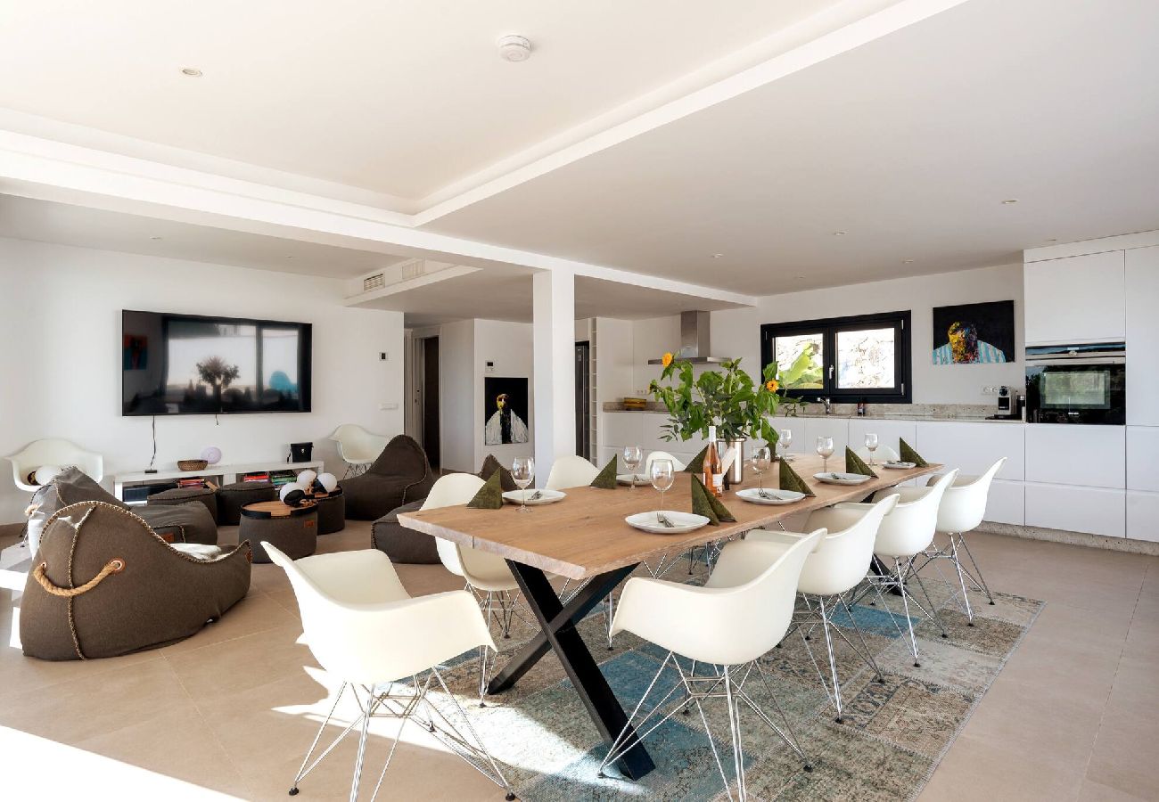 Villa en Mijas Costa - Villa con piscina privada cerca del pueblo/playa 