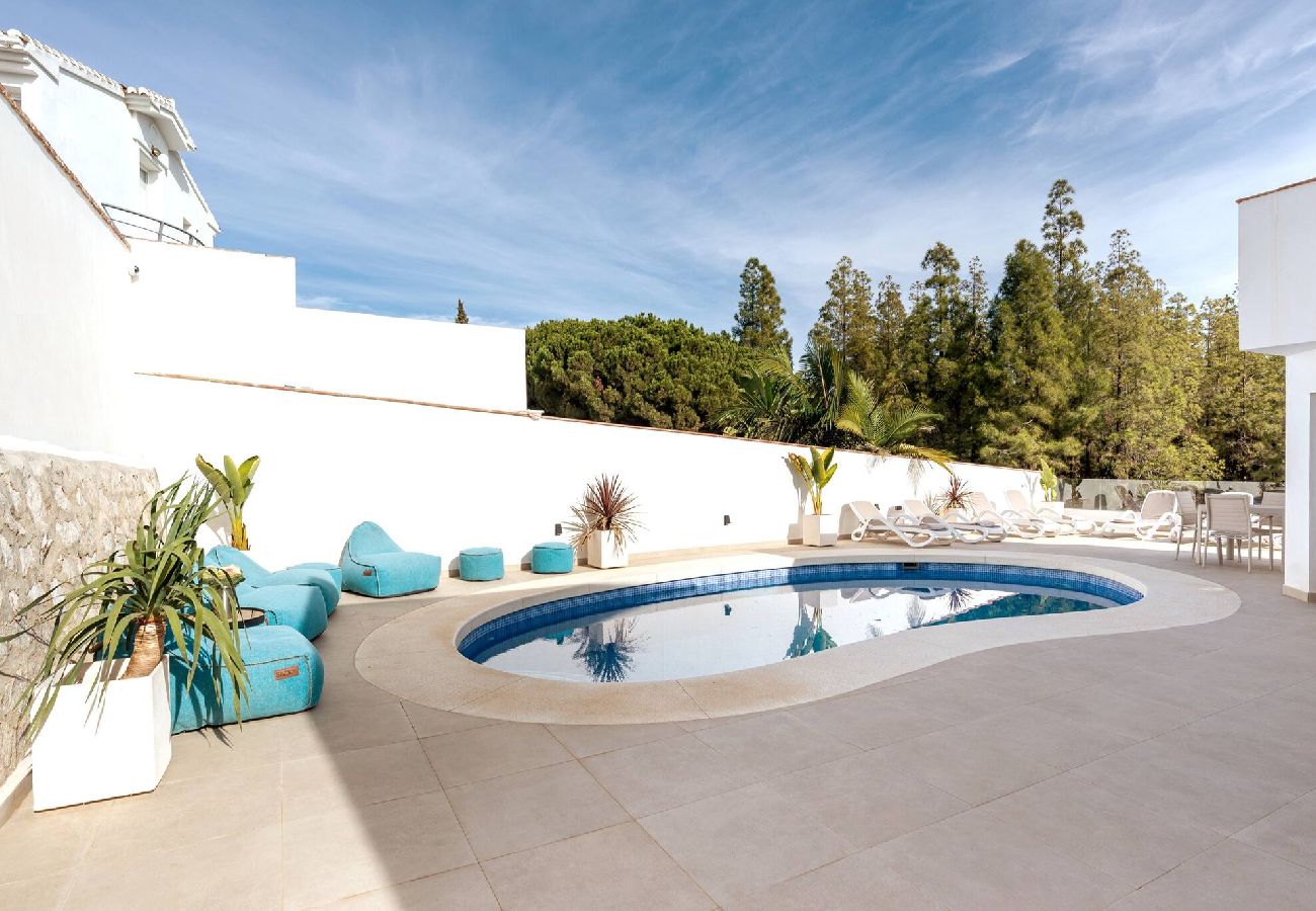 Villa en Mijas Costa - Villa con piscina privada cerca del pueblo/playa 
