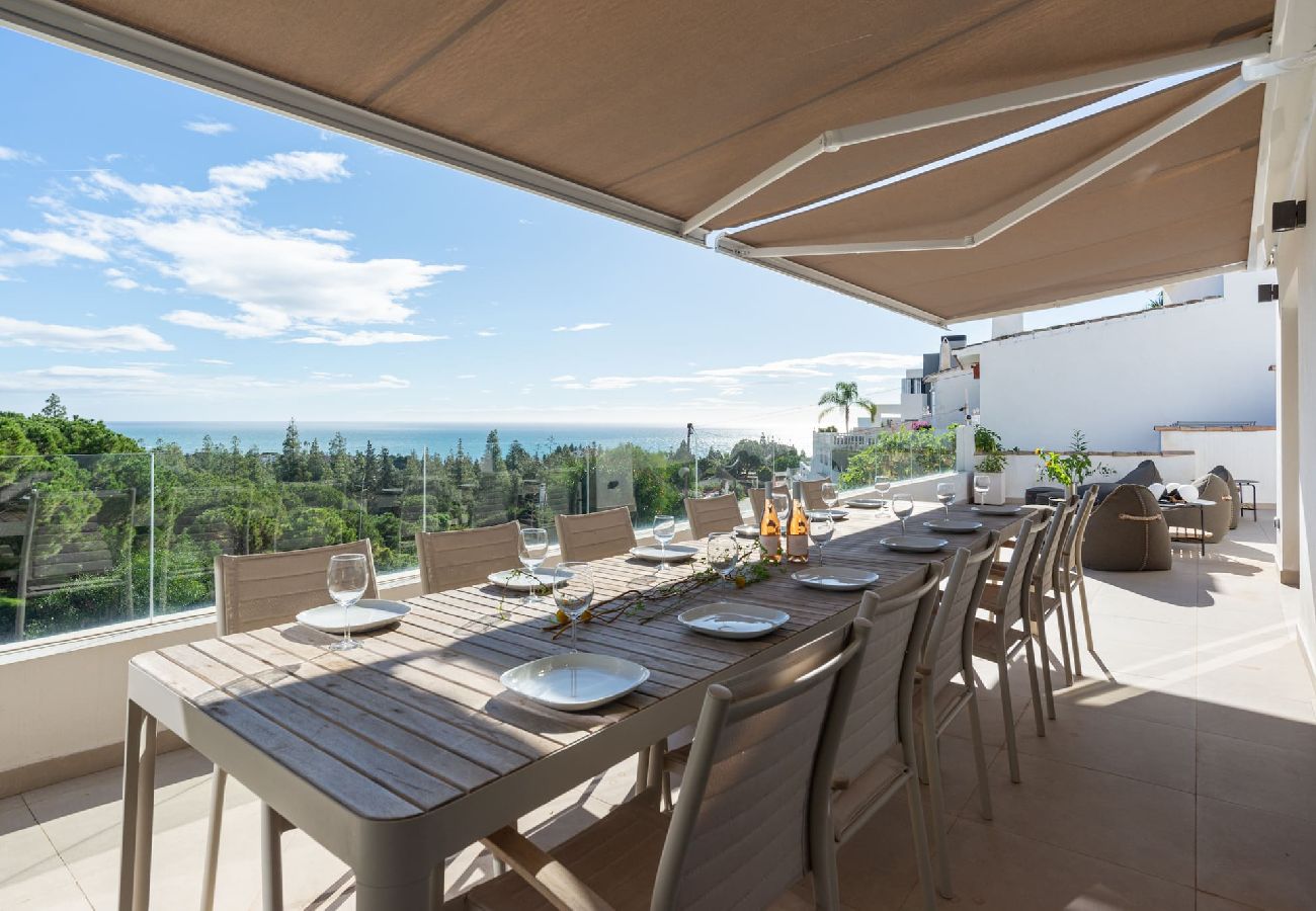 Villa en Mijas Costa - Villa con piscina privada cerca del pueblo/playa 