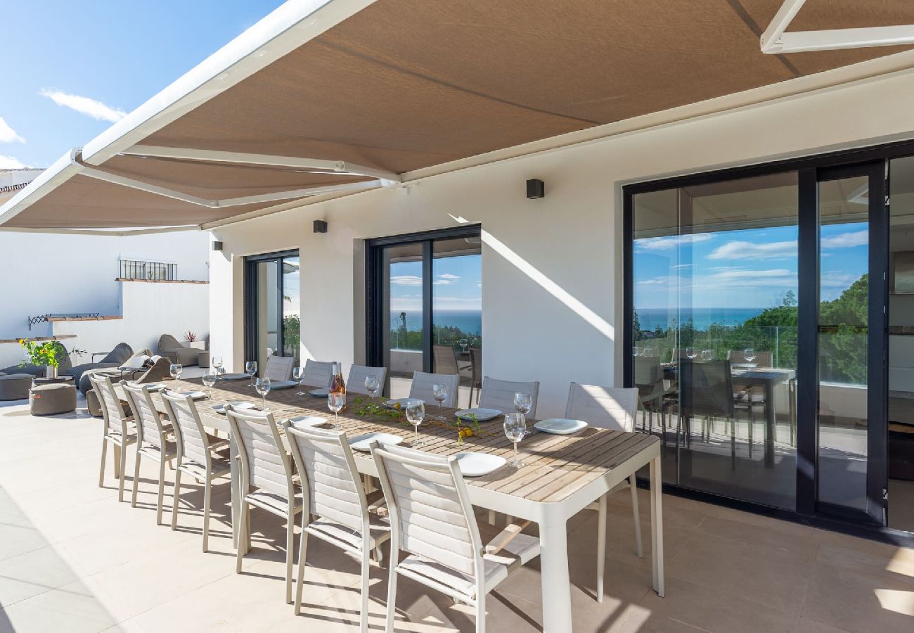 Villa en Mijas Costa - Villa con piscina privada cerca del pueblo/playa 