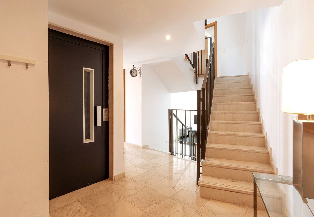 Casa adosada en Fuengirola - Casa adosada, vistas y pequeña piscina privada. 