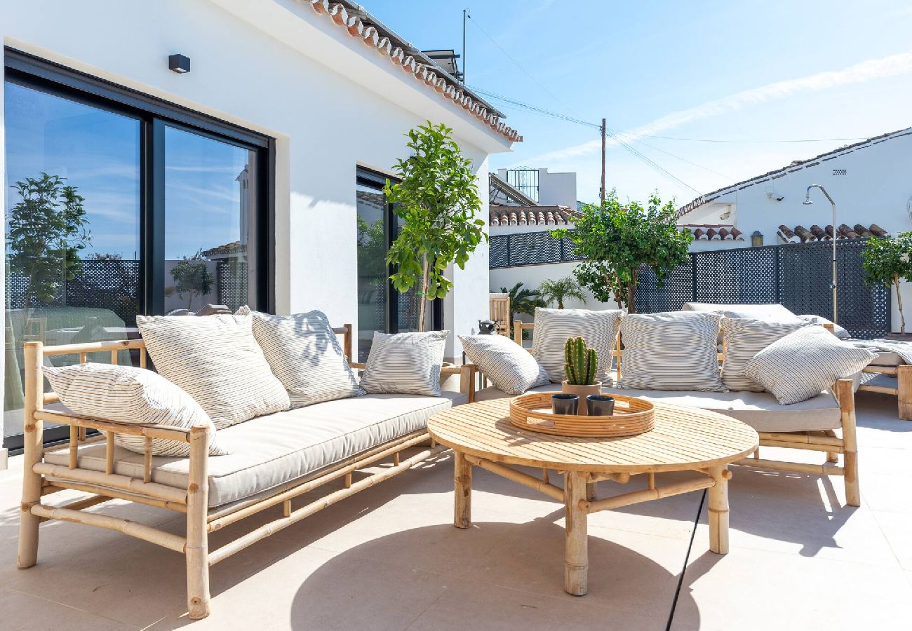 Villa en Benalmádena - Villa con piscina salada