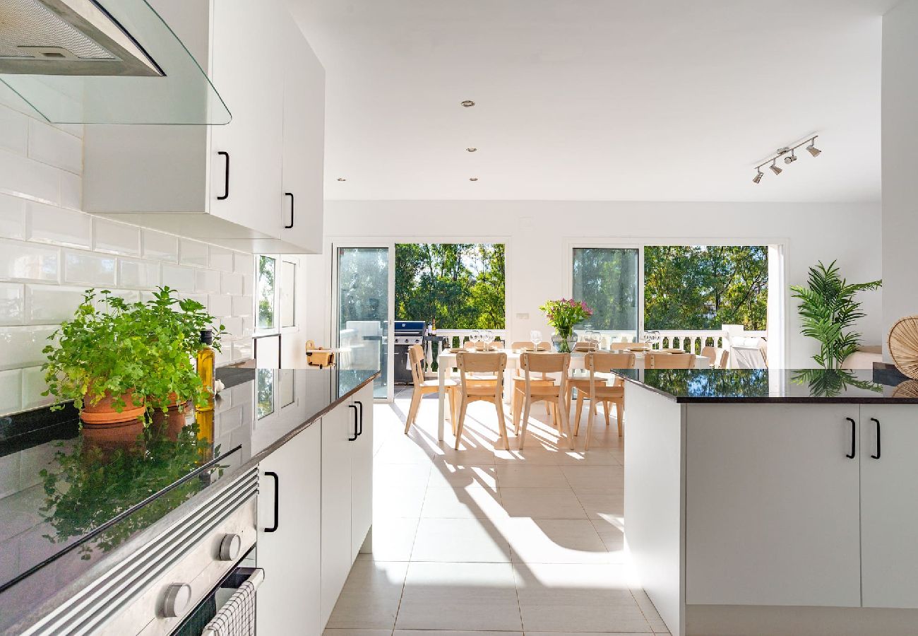 Villa en Mijas Costa - Villa, piscina privada cerca de la playa/pueblo. 
