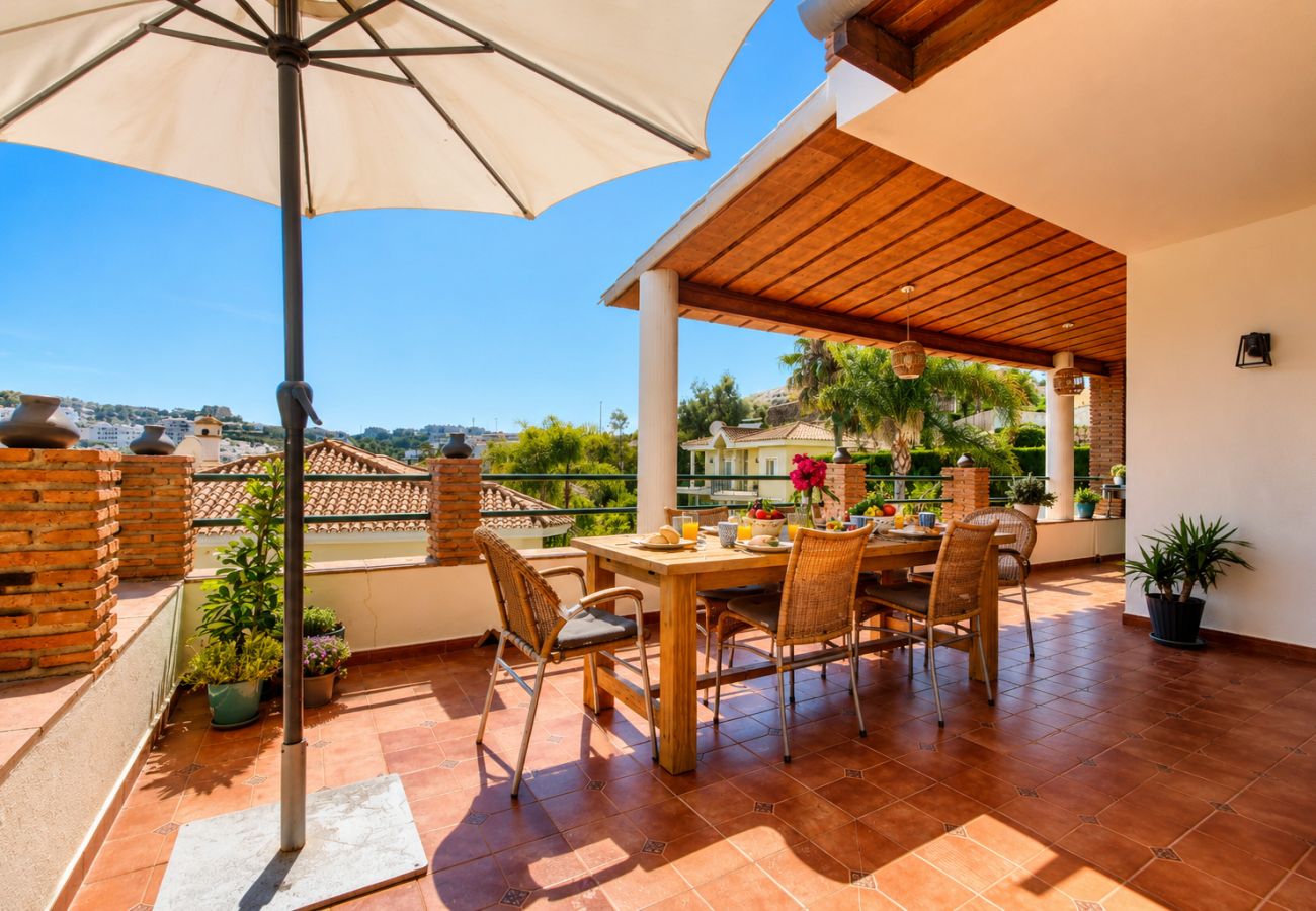 Villa en La Cala de Mijas - Villa piscina privada 10 minutos a pie de la playa