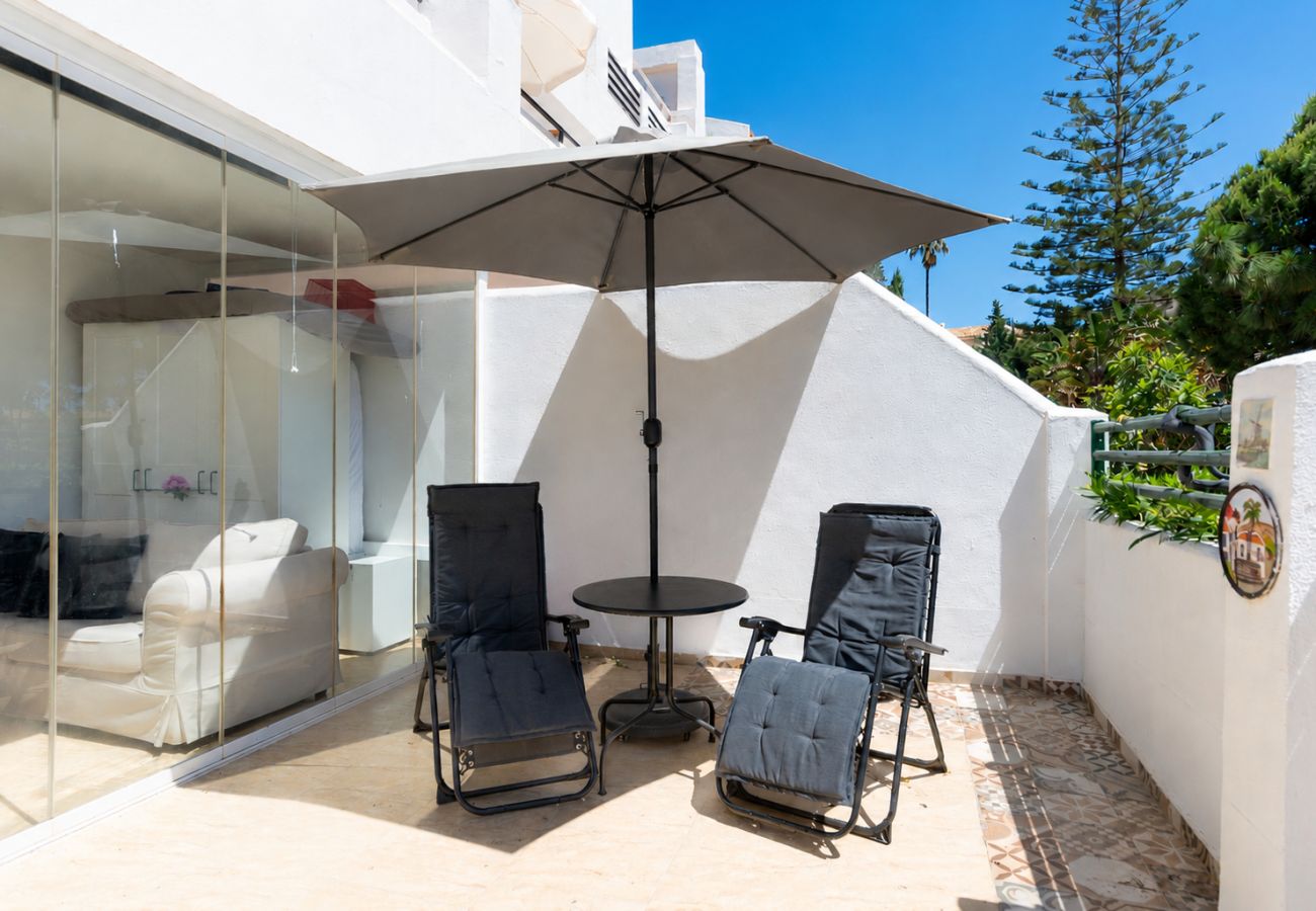 Apartamento en Mijas Costa - Apartamento con gran terraza a 5 min de la playa