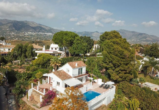 Hus i Mijas Costa - Fantastisk udsigt, villa med privat pool. 