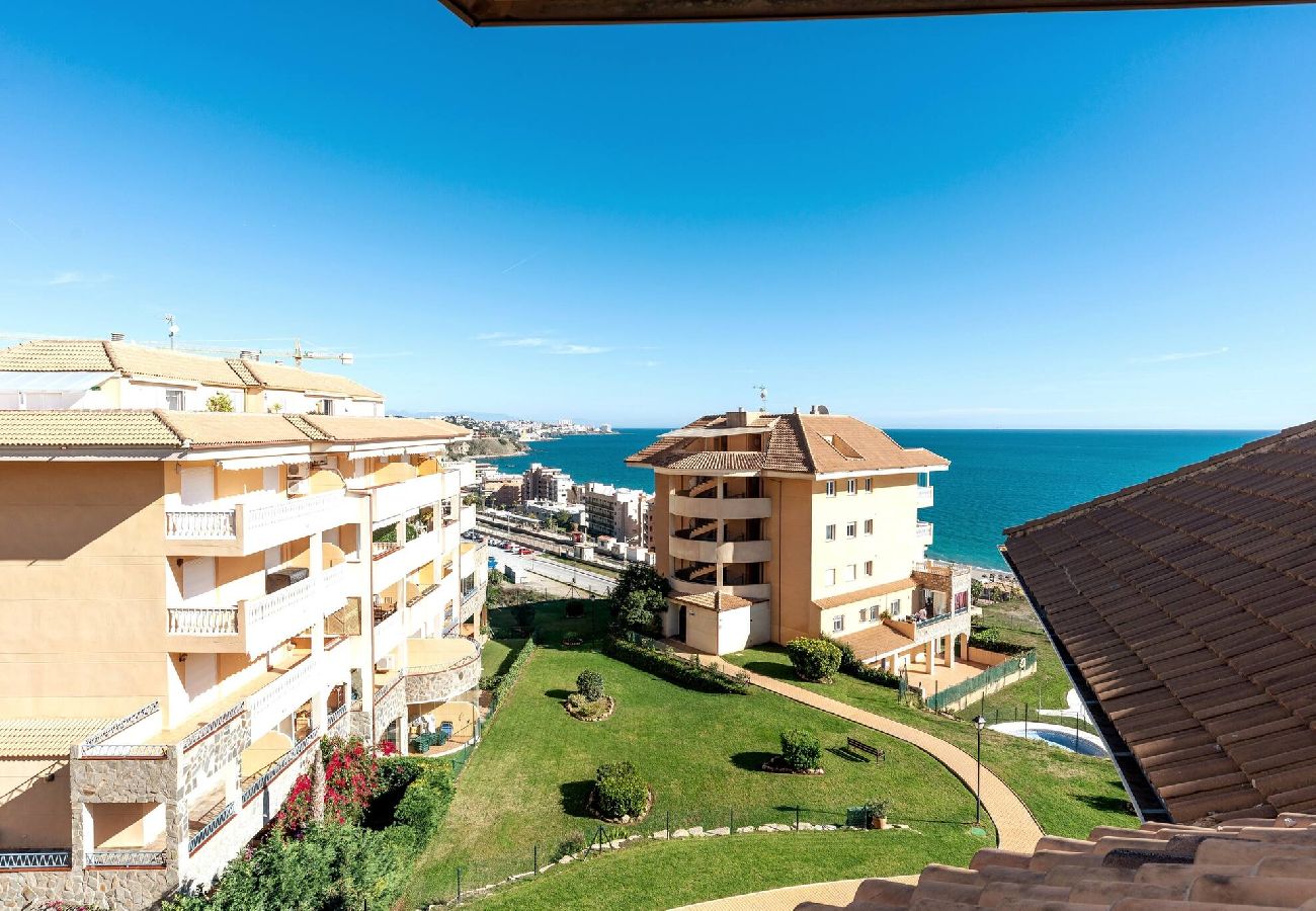 Lejlighed i Fuengirola - Penthouse tæt på strand med fantastisk udsigt. 