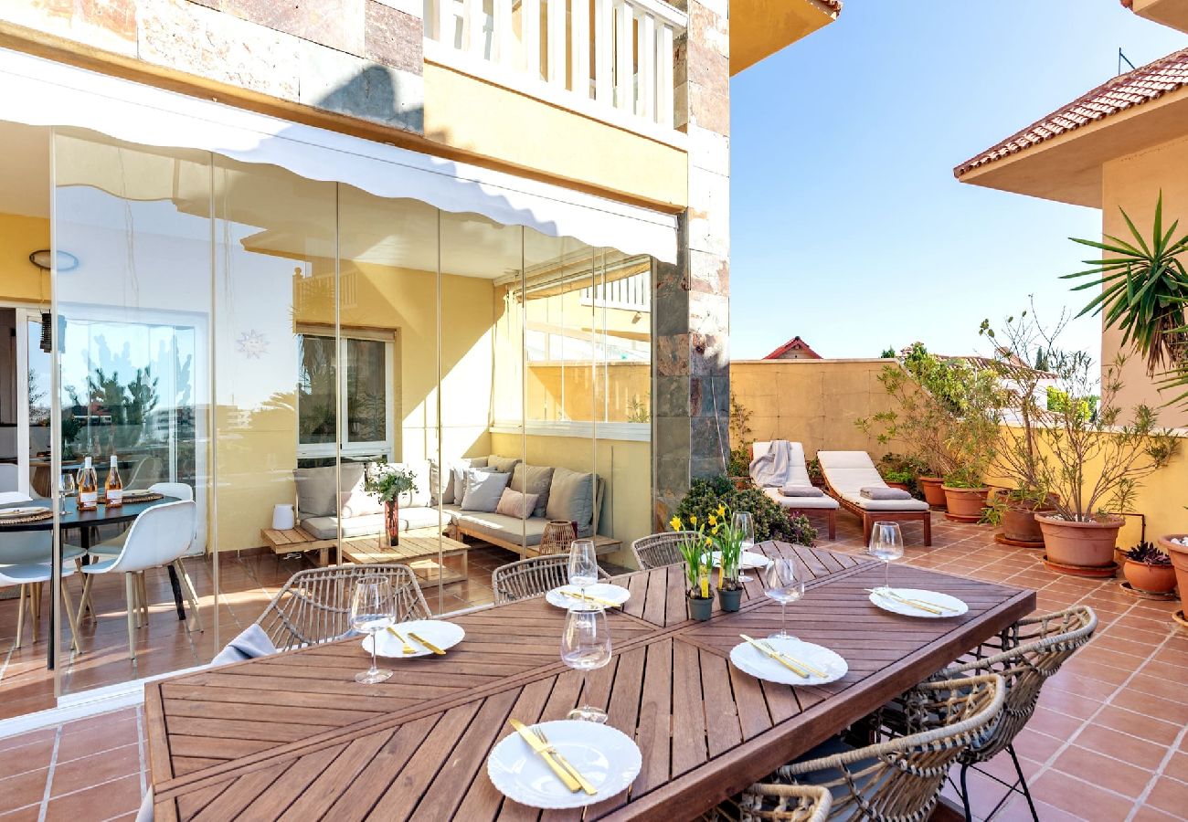 Lejlighed i Benalmádena - Skøn lejlighed, stor terrasse og god beliggenhed. 