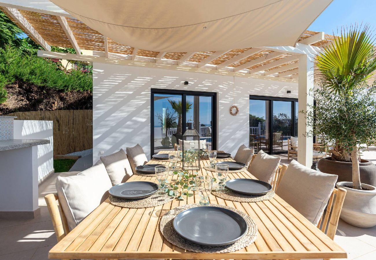 Villa i Benalmádena - Villa med privat saltvands pool 