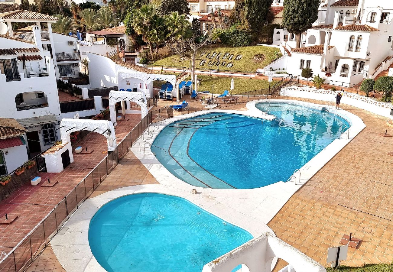 Lejlighed i Benalmádena - Lejlighed med 2 terrasser i Pueblo Evita. 