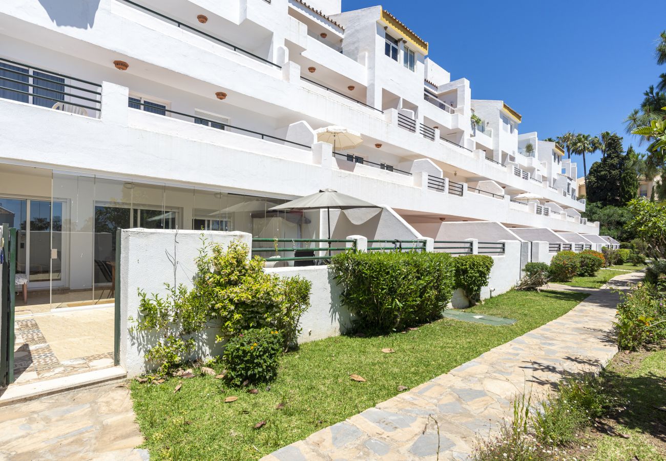 Lejlighed i Mijas Costa - Lejlighed med stor terrasse, 5 min fra stranden