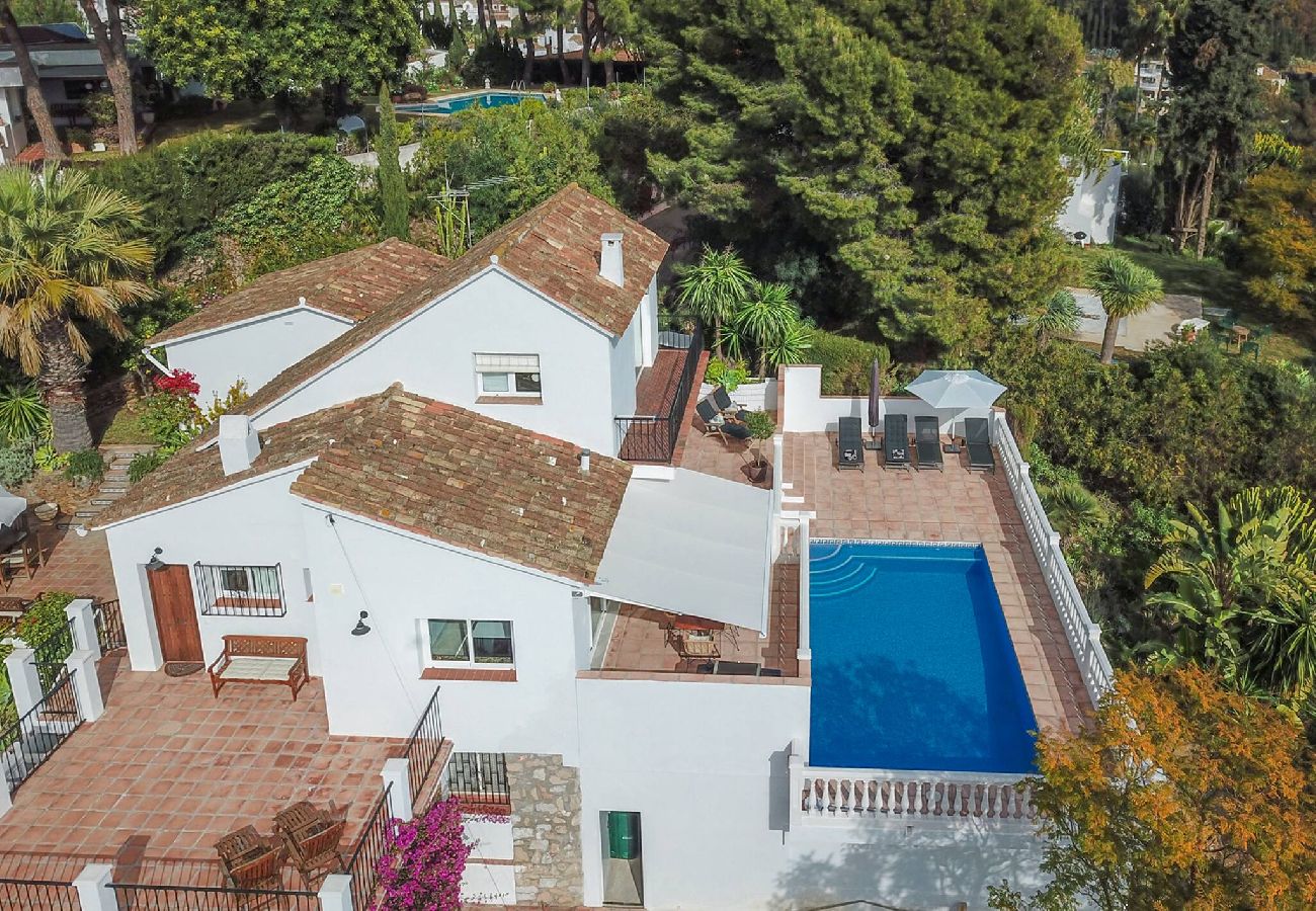 House in Mijas Costa - Fantastic view, villa with private pool. 