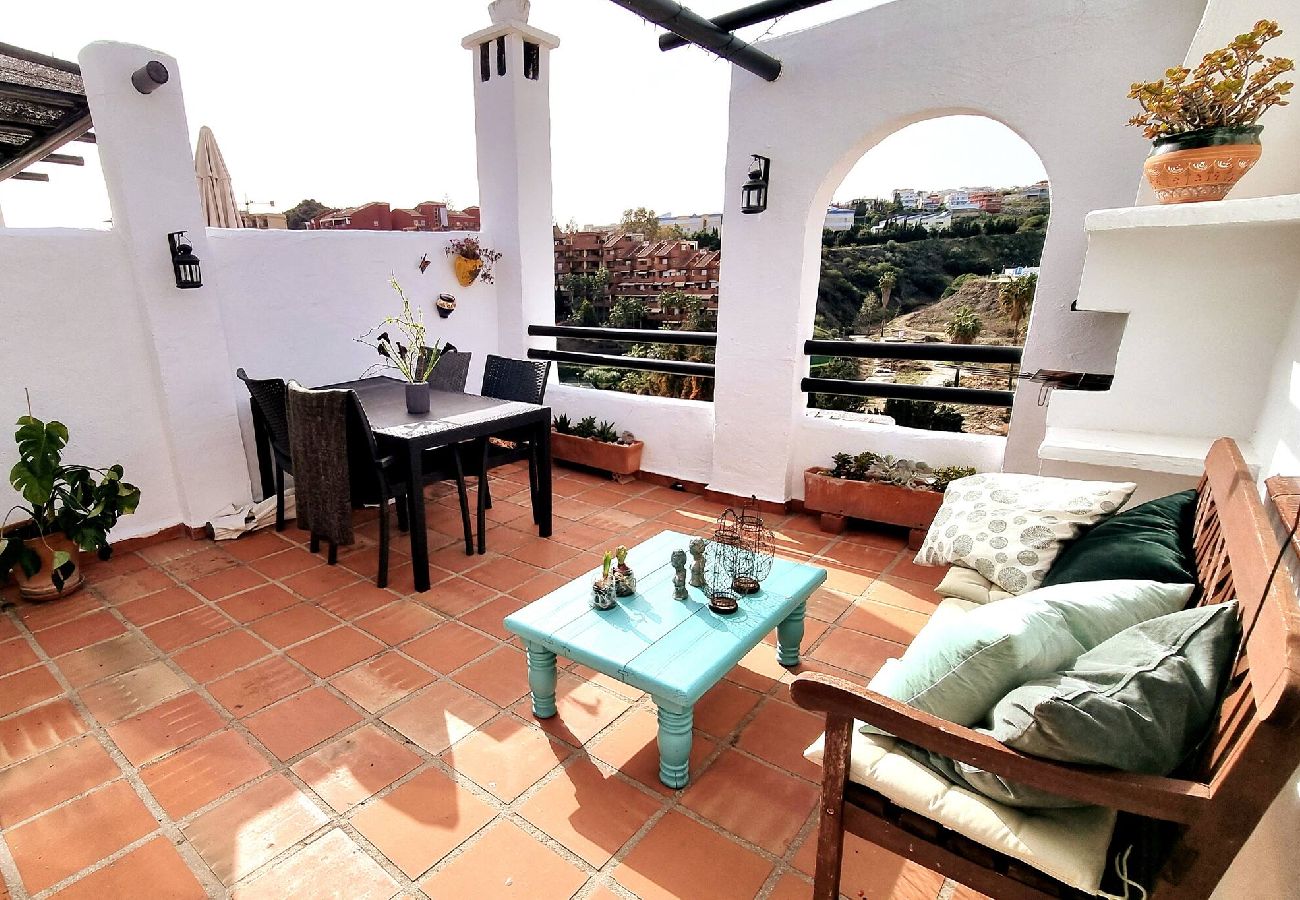 Apartment in Benalmádena - Apartment with 2 terraces in Pueblo Evita. 